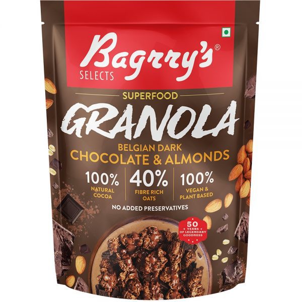 Granola Belgian Dark Choco & Almonds Flexo 400g