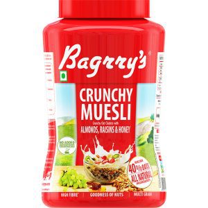 Crunchy Muesli - Almonds, Raisins & Honey 1Kg Jar