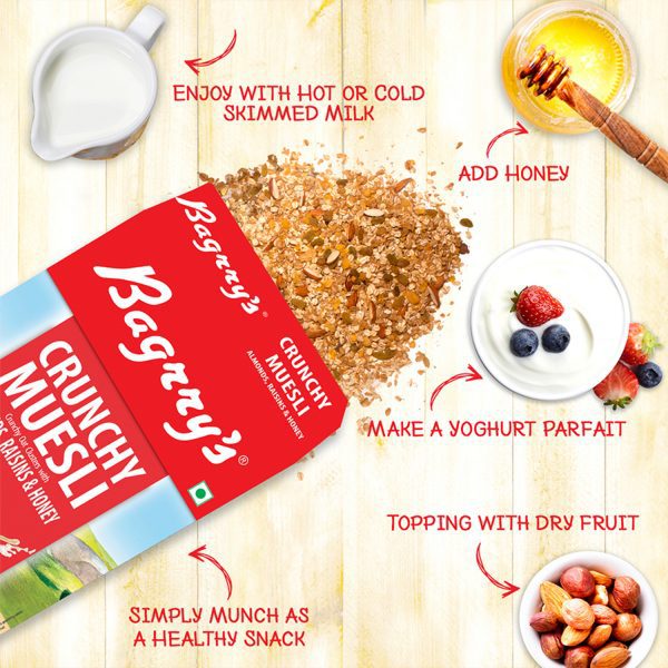 Crunchy Muesli - Almonds, Raisins & Honey 200G