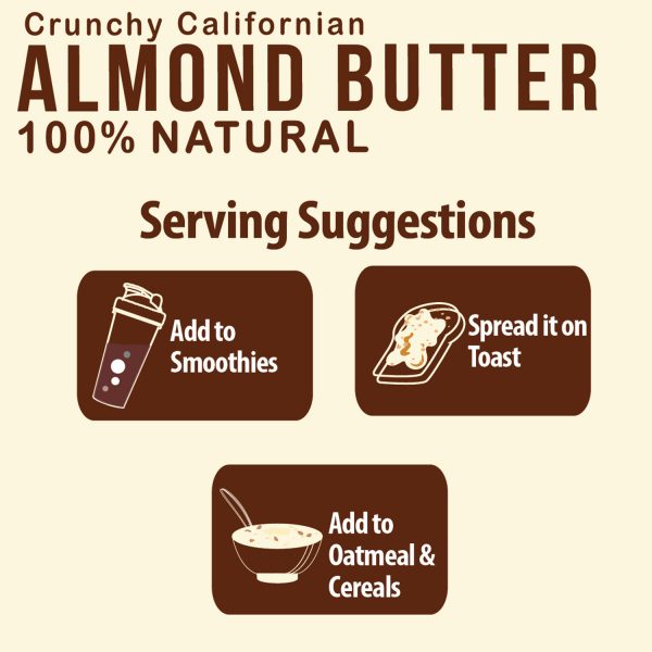 Almond Butter - Crunchy