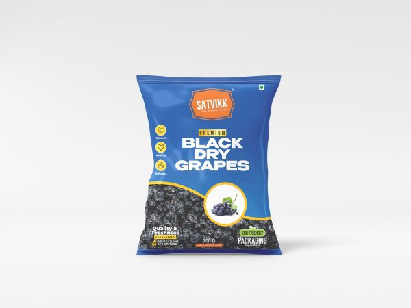 Satvikk Black Dry Grapes 200g